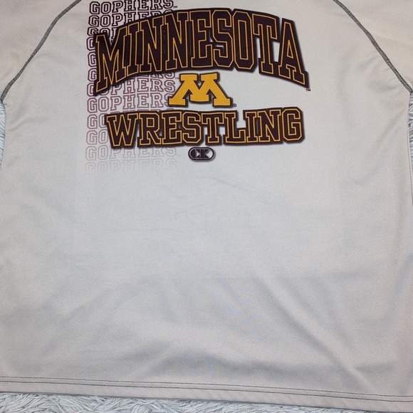 Minnesota Gophers Shirt Mens XL Gray Wrestling Athletic University Cliff Keen - Picture 6 of 10